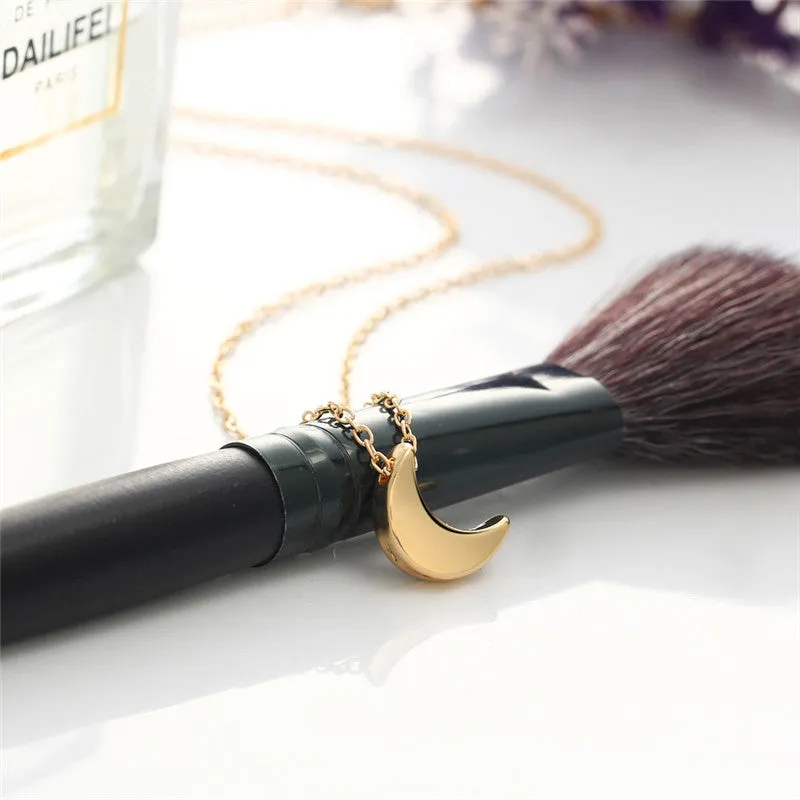 Carissa Boho Moon Choker Pendant Necklace