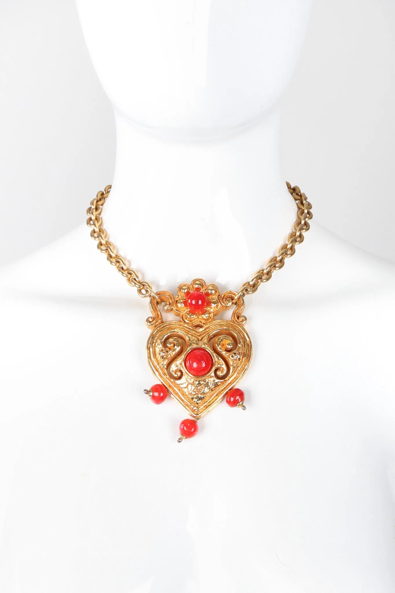 Carved Heart Necklace