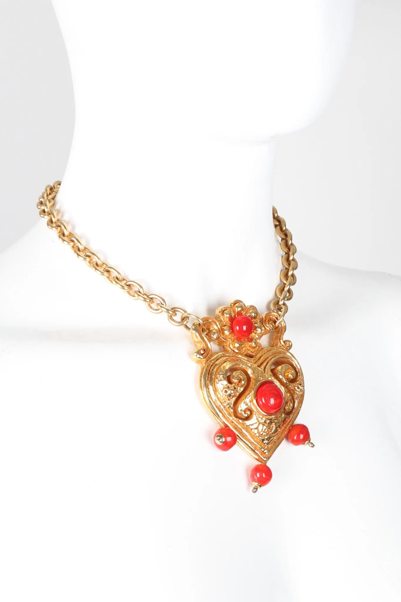 Carved Heart Necklace