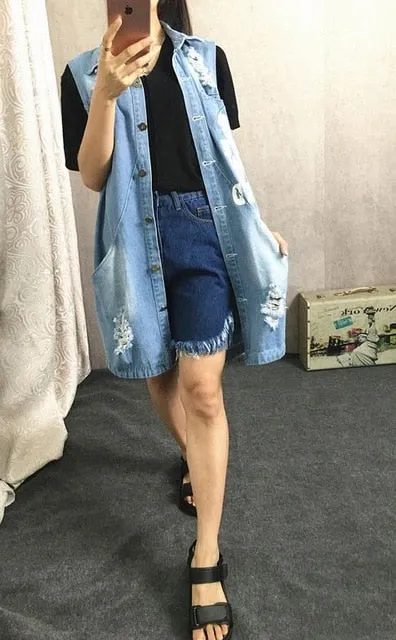 Casual Denim Jacket Women Jeans Coat