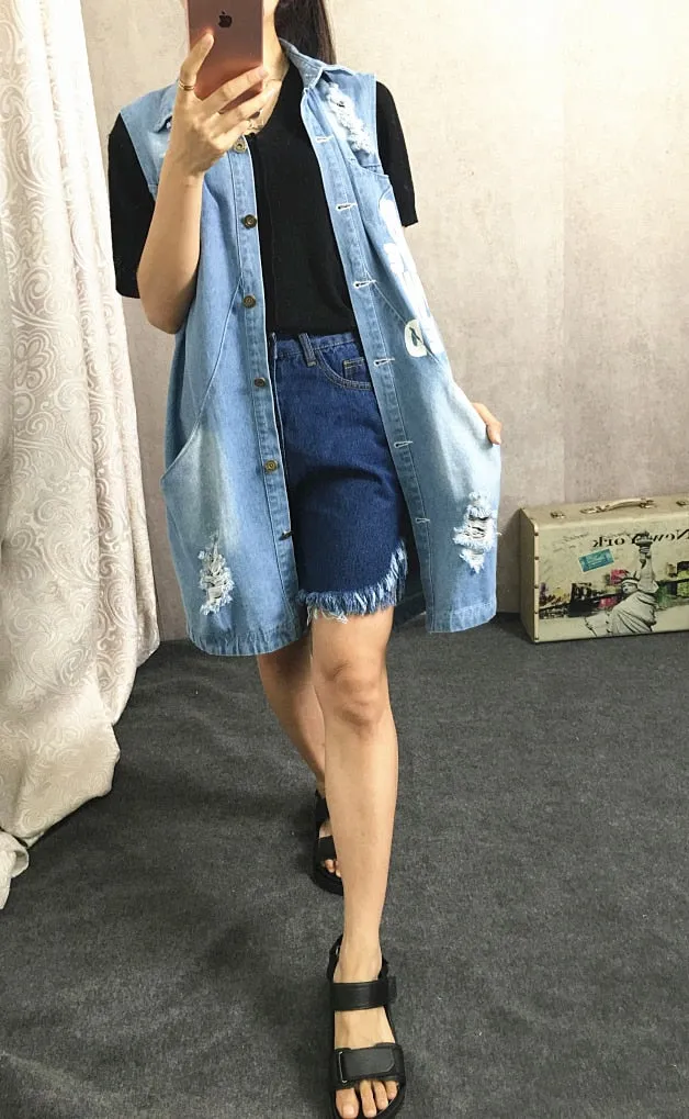 Casual Denim Jacket Women Jeans Coat
