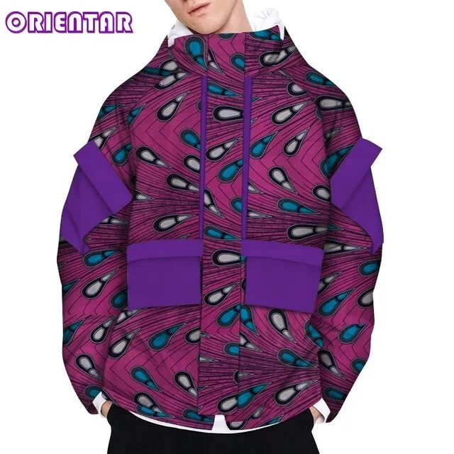Casual Men's African Long Sleeve Coat