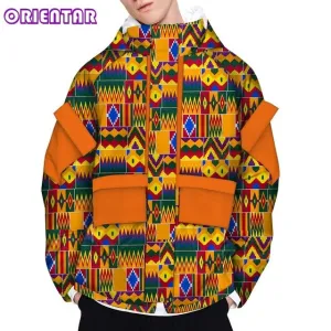 Casual Men's African Long Sleeve Coat