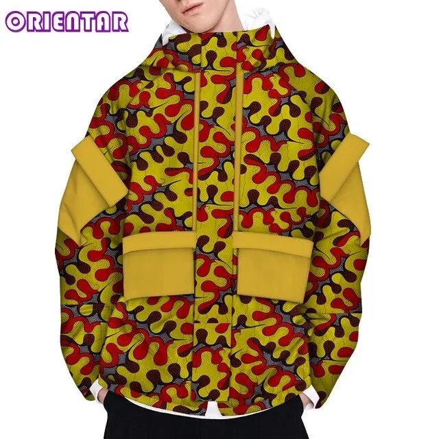 Casual Men's African Long Sleeve Coat