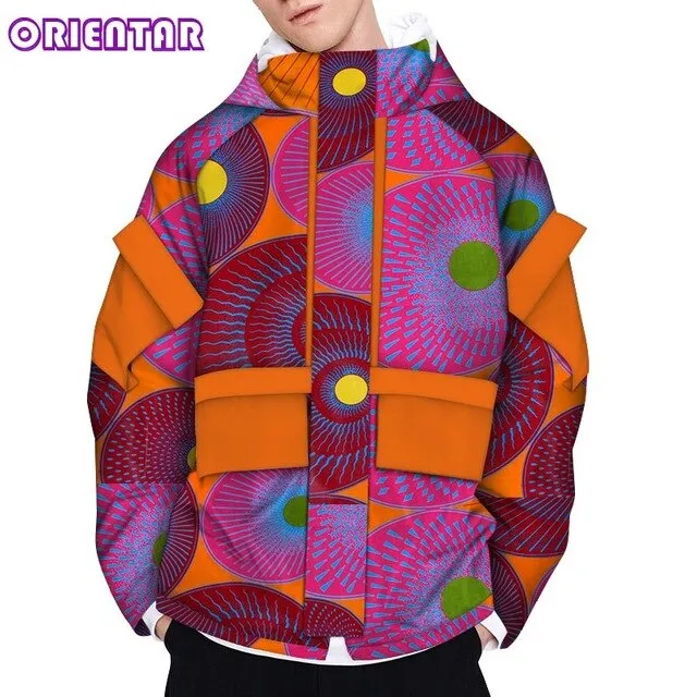 Casual Men's African Long Sleeve Coat