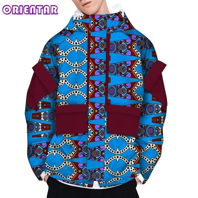 Casual Men's African Long Sleeve Coat