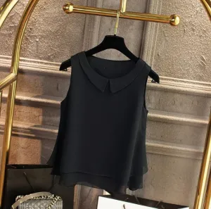 Casual Plus Size Chiffon Blouse