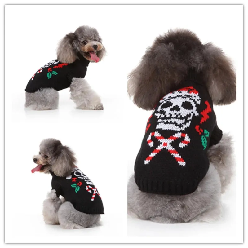 Casual Polyester Christmas Elk Pet Clothing