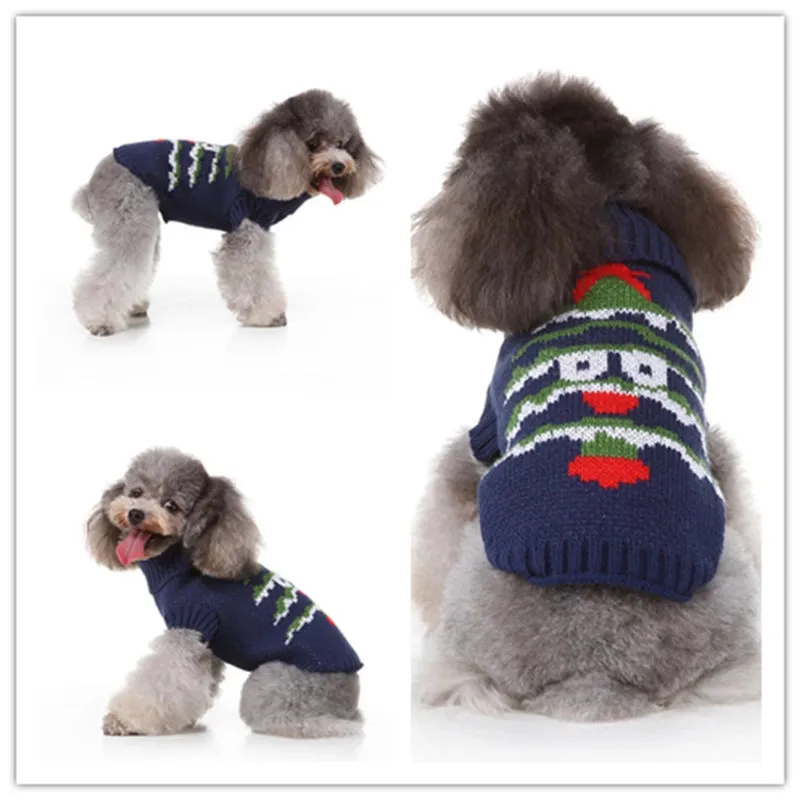 Casual Polyester Christmas Elk Pet Clothing