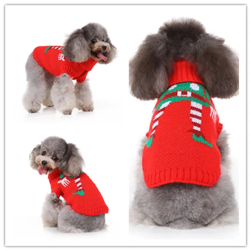 Casual Polyester Christmas Elk Pet Clothing