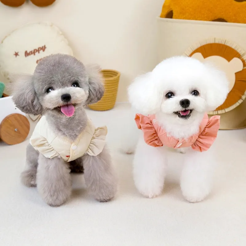 Casual Polyester Heart Shape Pet Clothing