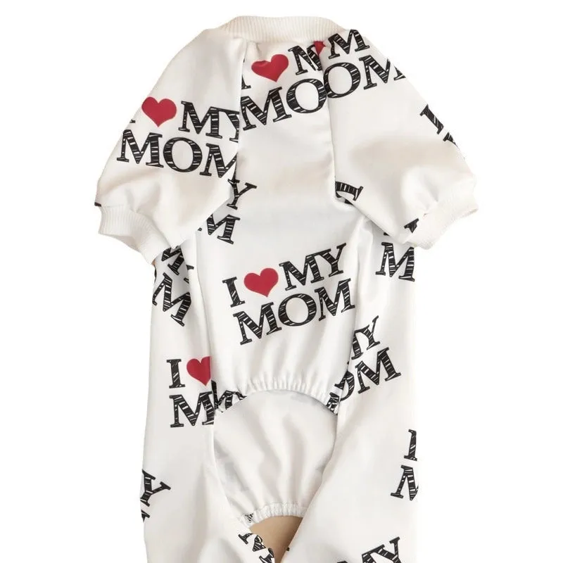 Casual Polyester Letter Pet Clothing