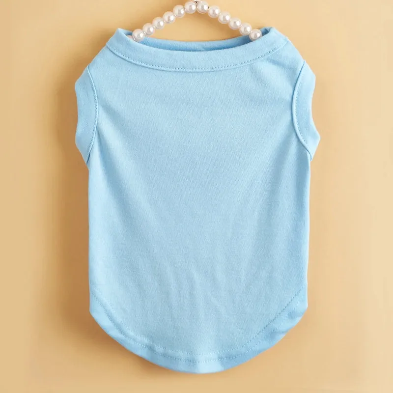 Casual Polyester Solid Color Pet Clothing