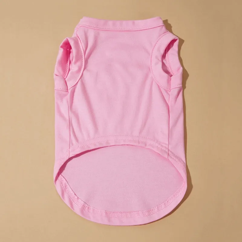 Casual Polyester Solid Color Pet Clothing
