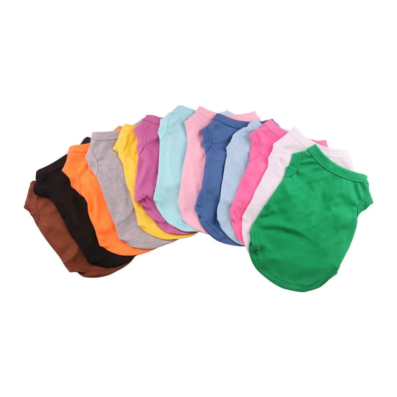 Casual Polyester Solid Color Pet Clothing