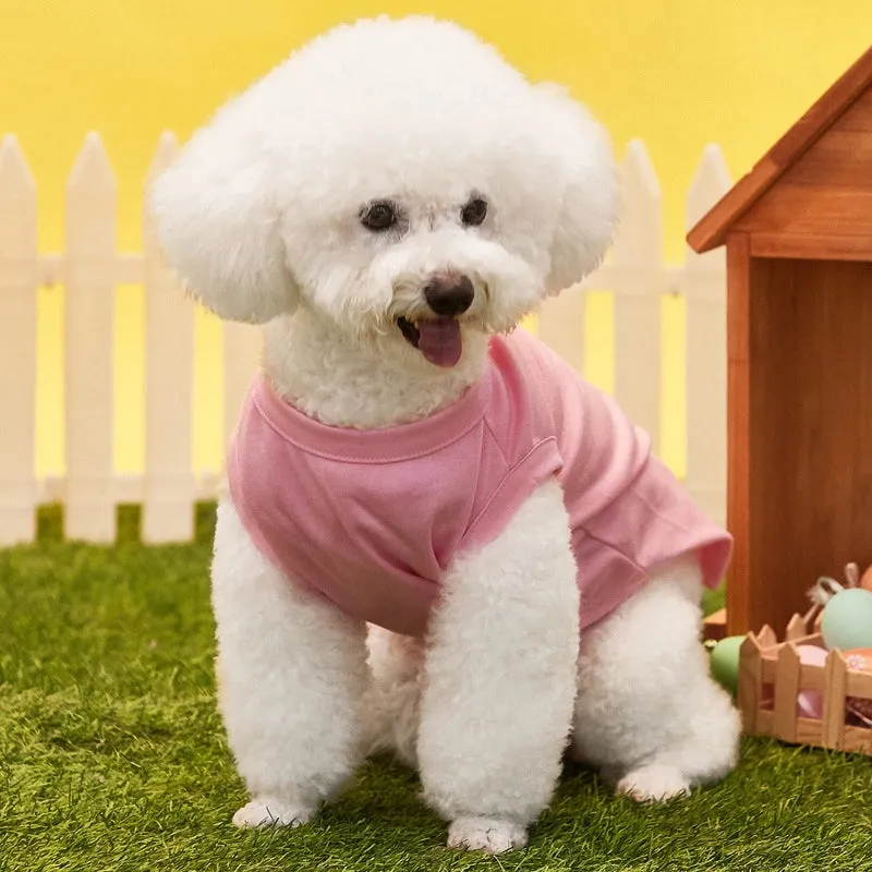 Casual Polyester Solid Color Pet Clothing