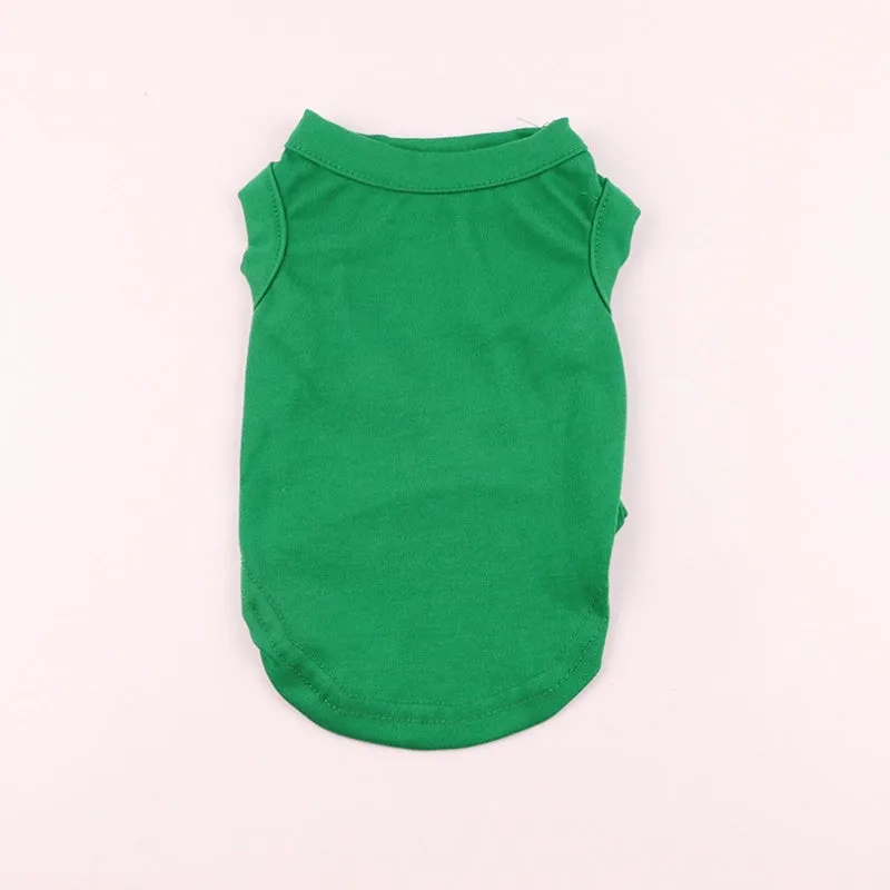 Casual Polyester Solid Color Pet Clothing