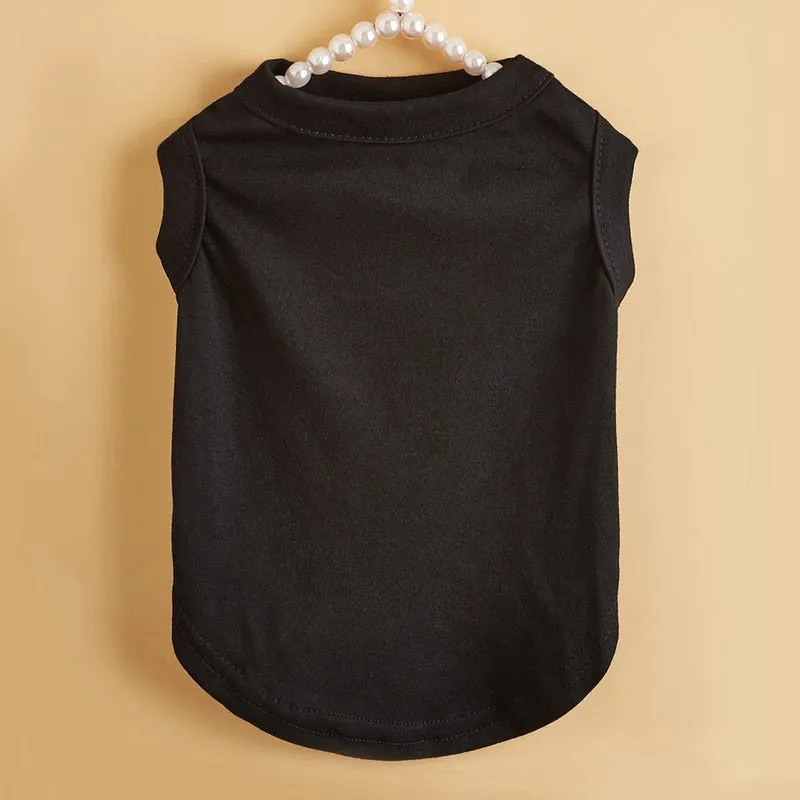 Casual Polyester Solid Color Pet Clothing