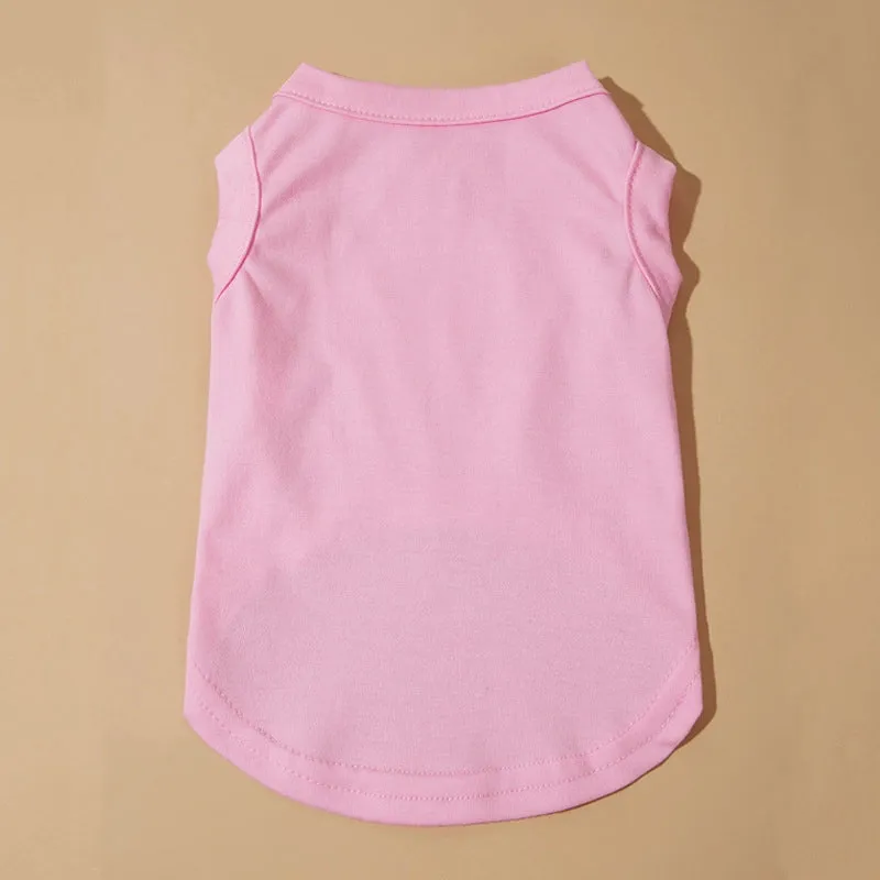 Casual Polyester Solid Color Pet Clothing