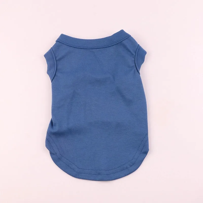Casual Polyester Solid Color Pet Clothing