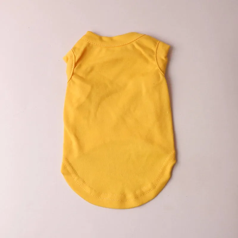 Casual Polyester Solid Color Pet Clothing