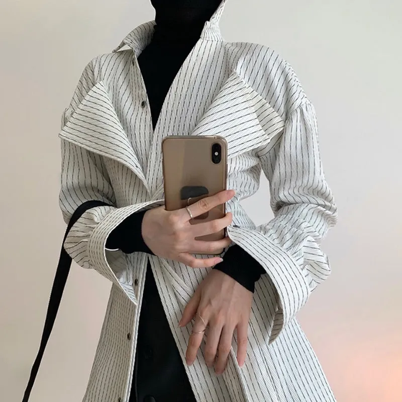 Casual Striped Blouse For Women