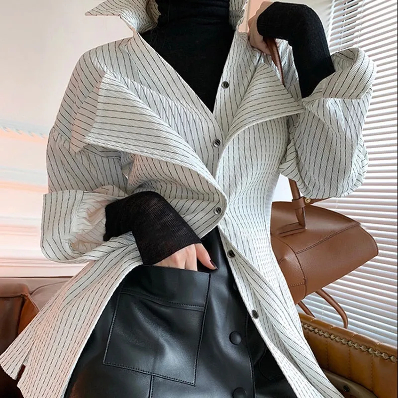 Casual Striped Blouse For Women