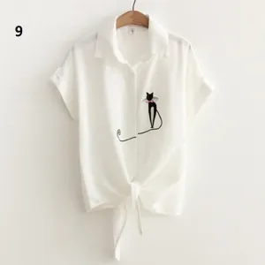 CAT Bow Tie T-Shirt
