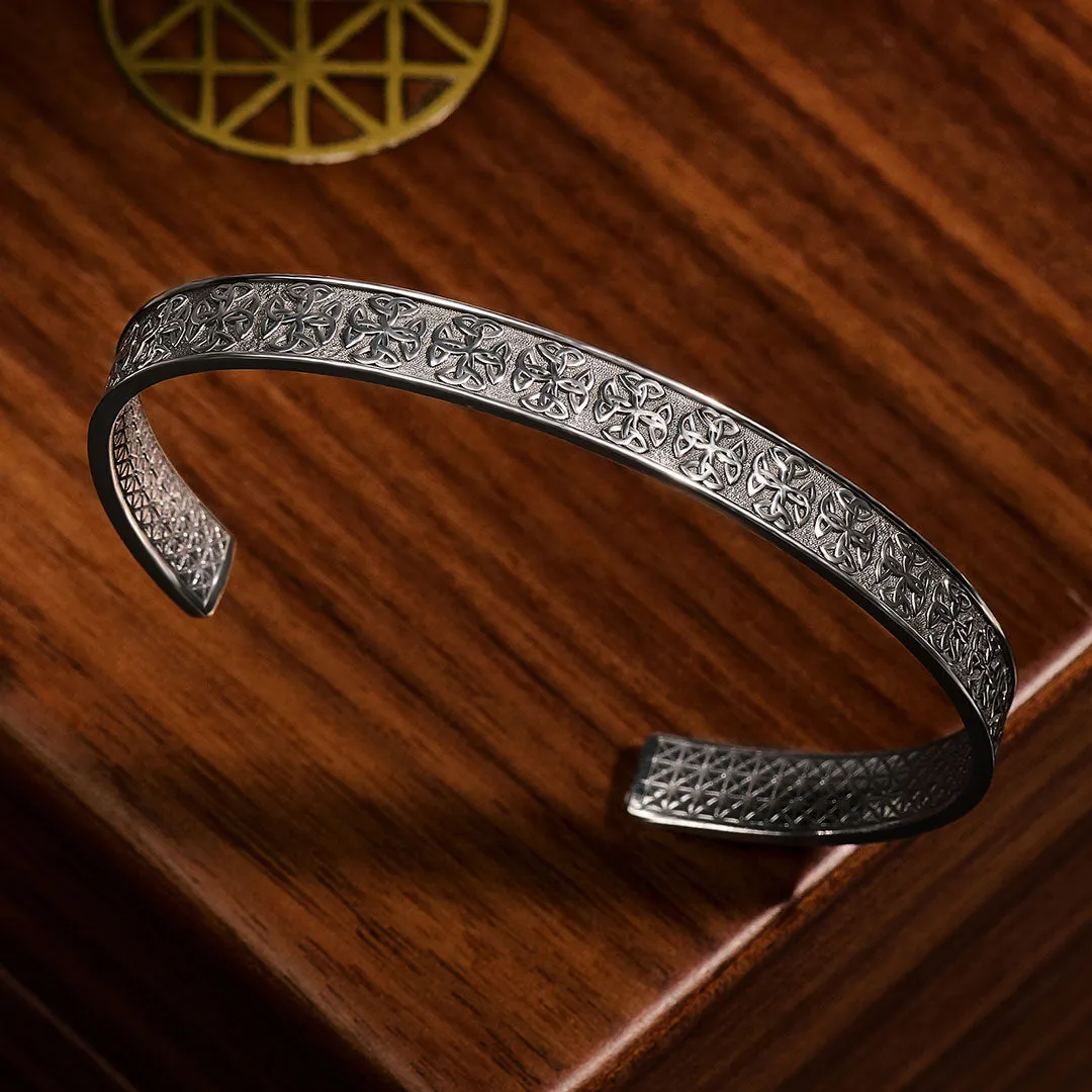 Celtic Cuff in Silver