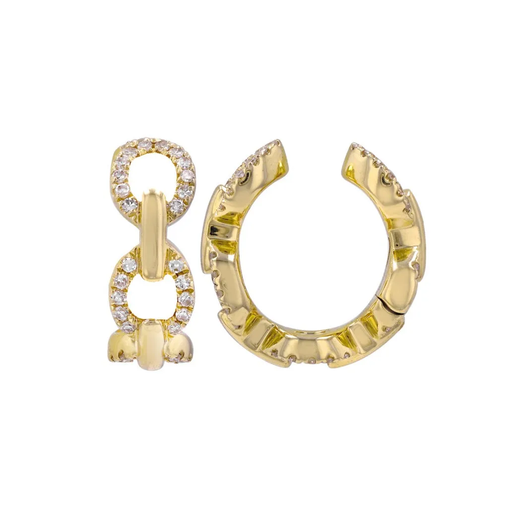 Chain Link Diamond Cuff