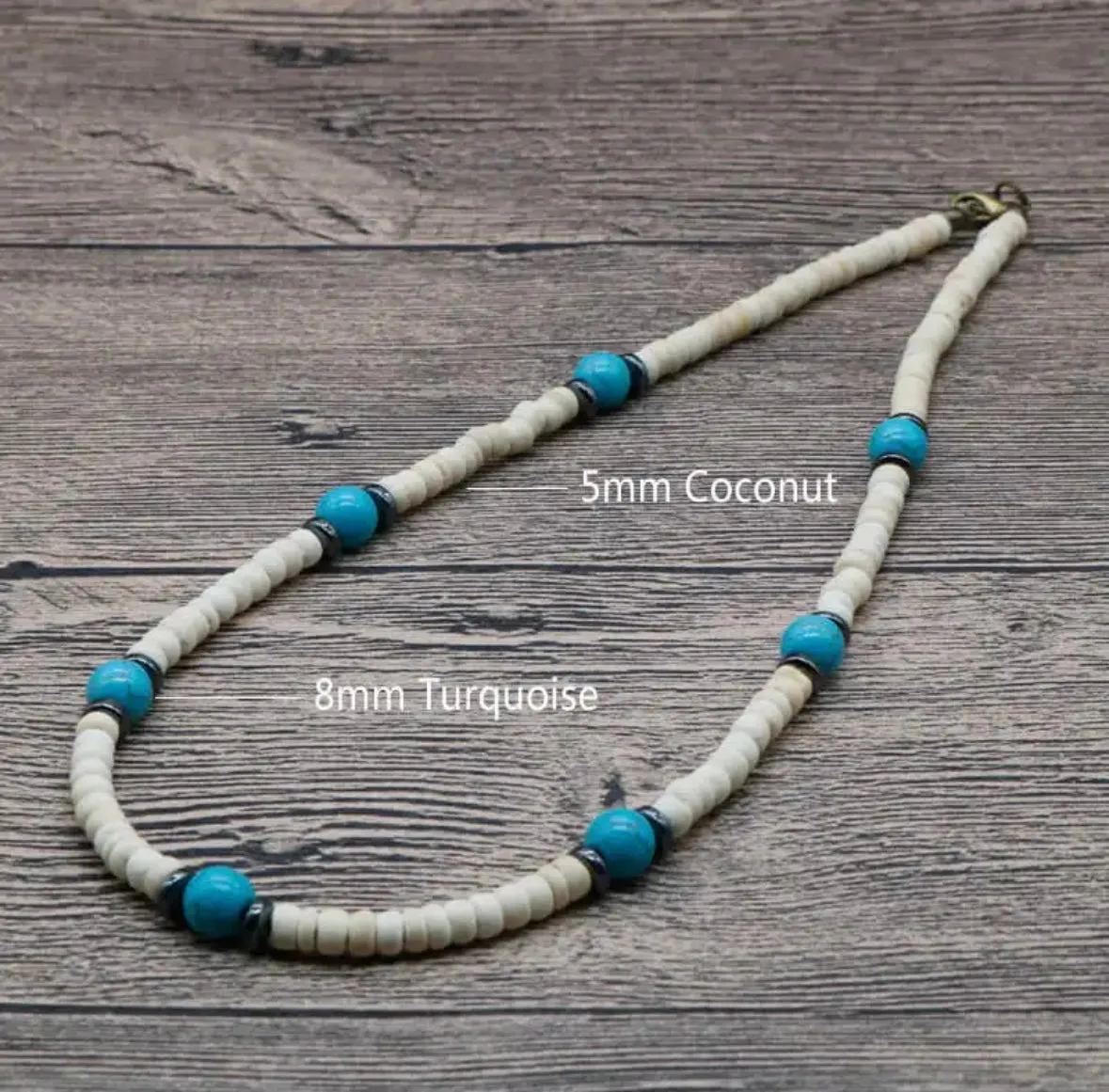 Chakra Lava Stone Necklace Tribal
