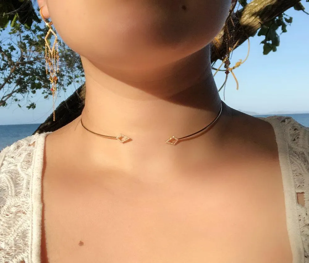 Chakra Princess Rainbow Gemstone Choker