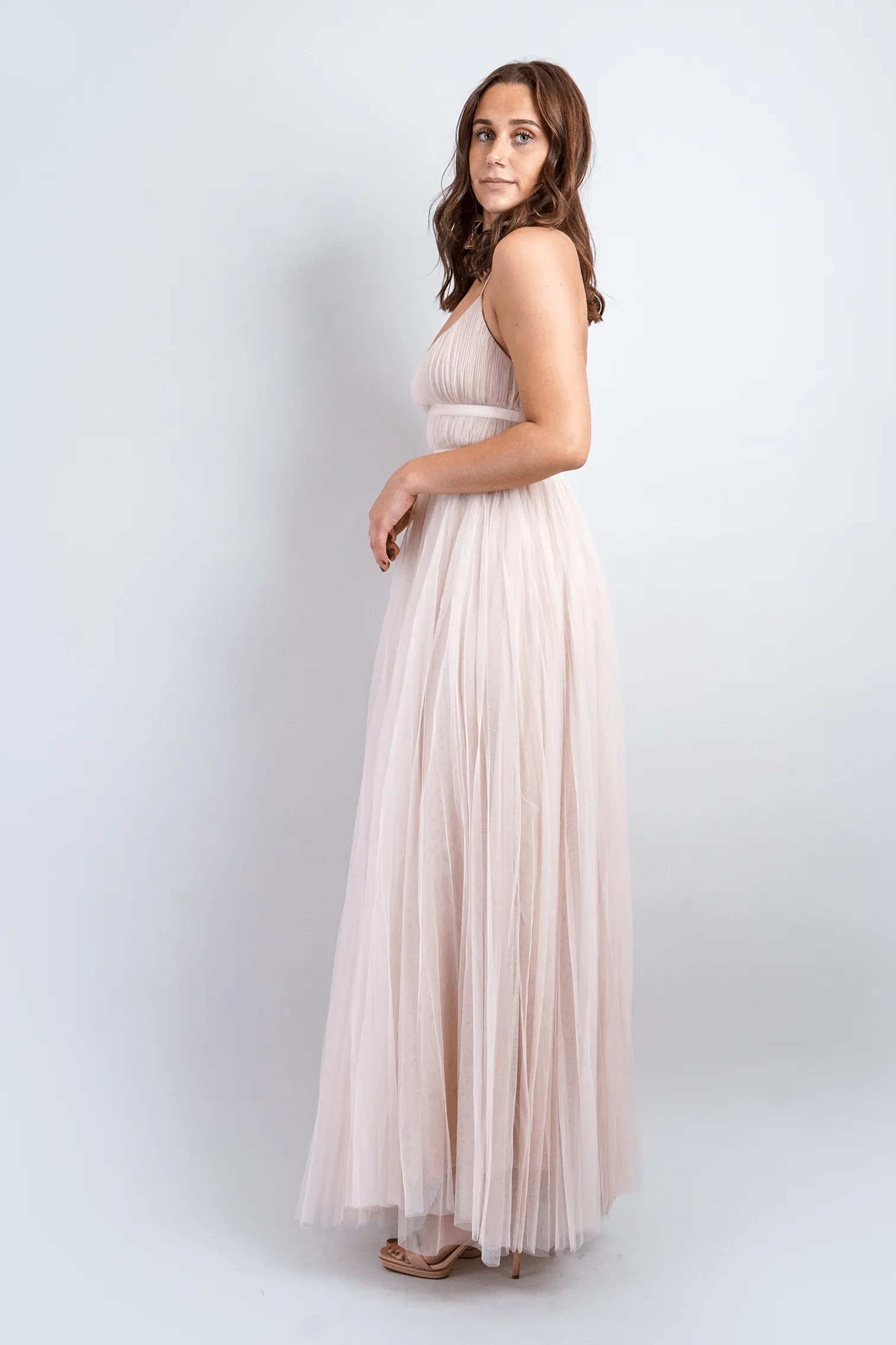 Champagne Ballerina Tulle Gown