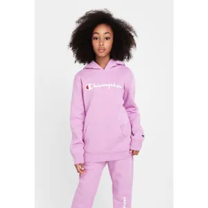 Champion Kids Script Hoodie