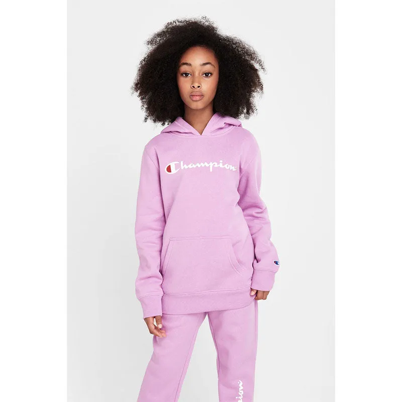 Champion Kids Script Hoodie