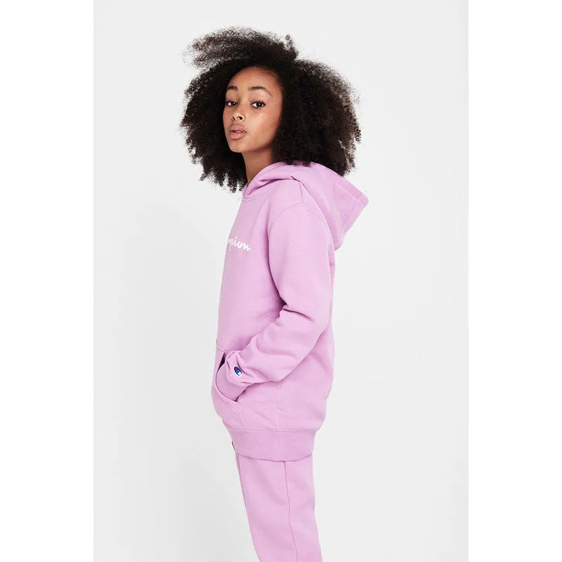 Champion Kids Script Hoodie