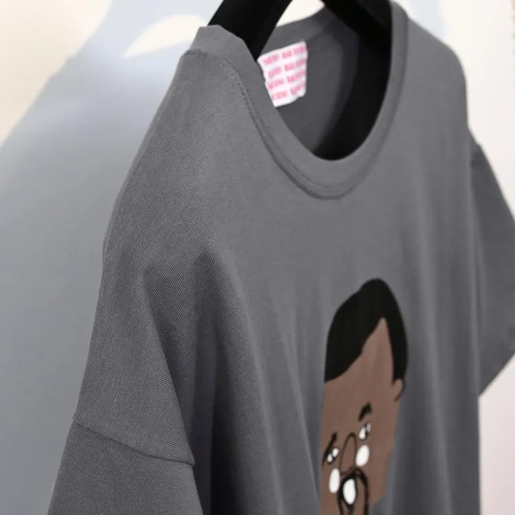 Character & Letter T-Shirt (2 Colors)