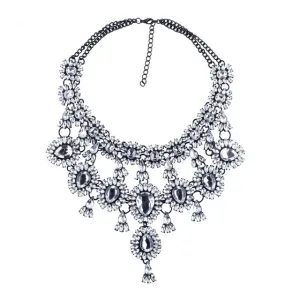 Charm Collar Pendant Choker Maxi Necklace for Women
