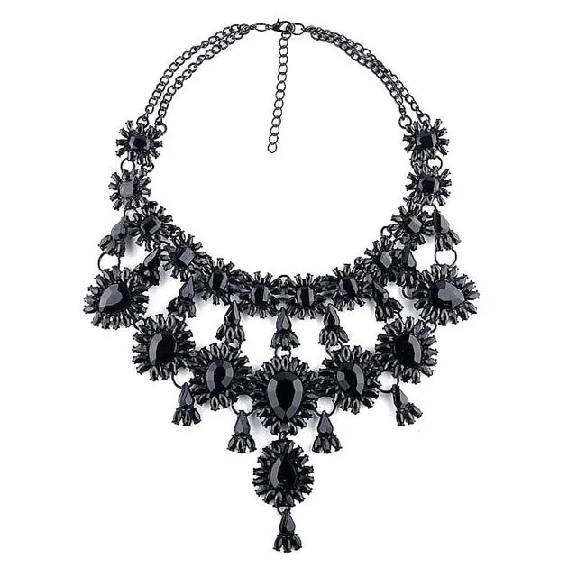 Charm Collar Pendant Choker Maxi Necklace for Women