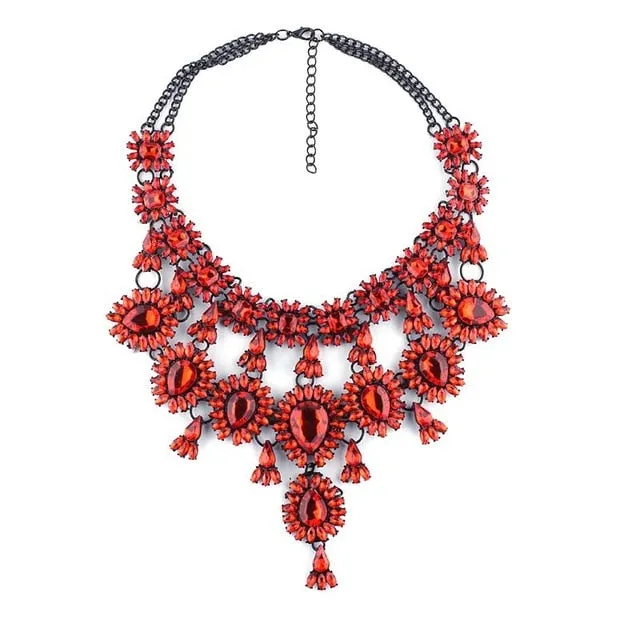 Charm Collar Pendant Choker Maxi Necklace for Women