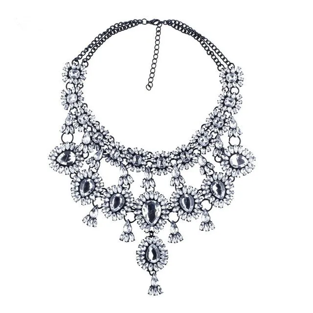 Charm Collar Pendant Choker Maxi Necklace for Women