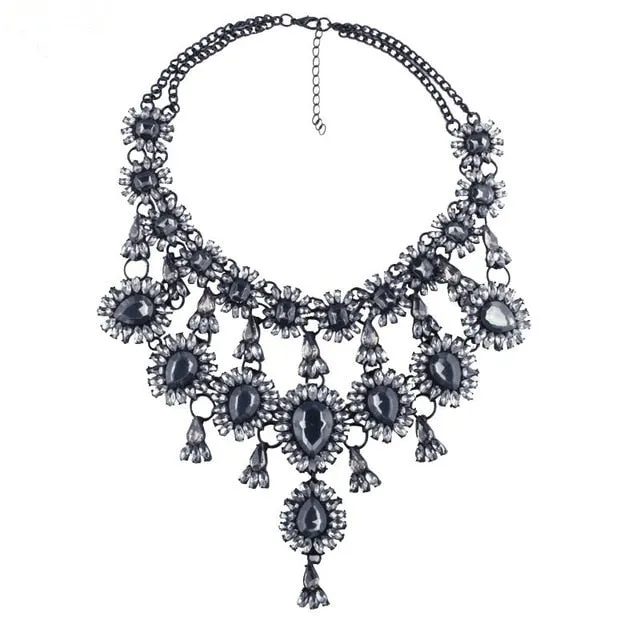 Charm Collar Pendant Choker Maxi Necklace for Women