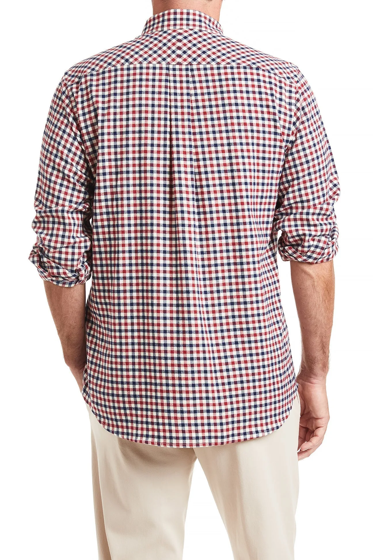 Chase Shirt Barrington Check Red Flannel