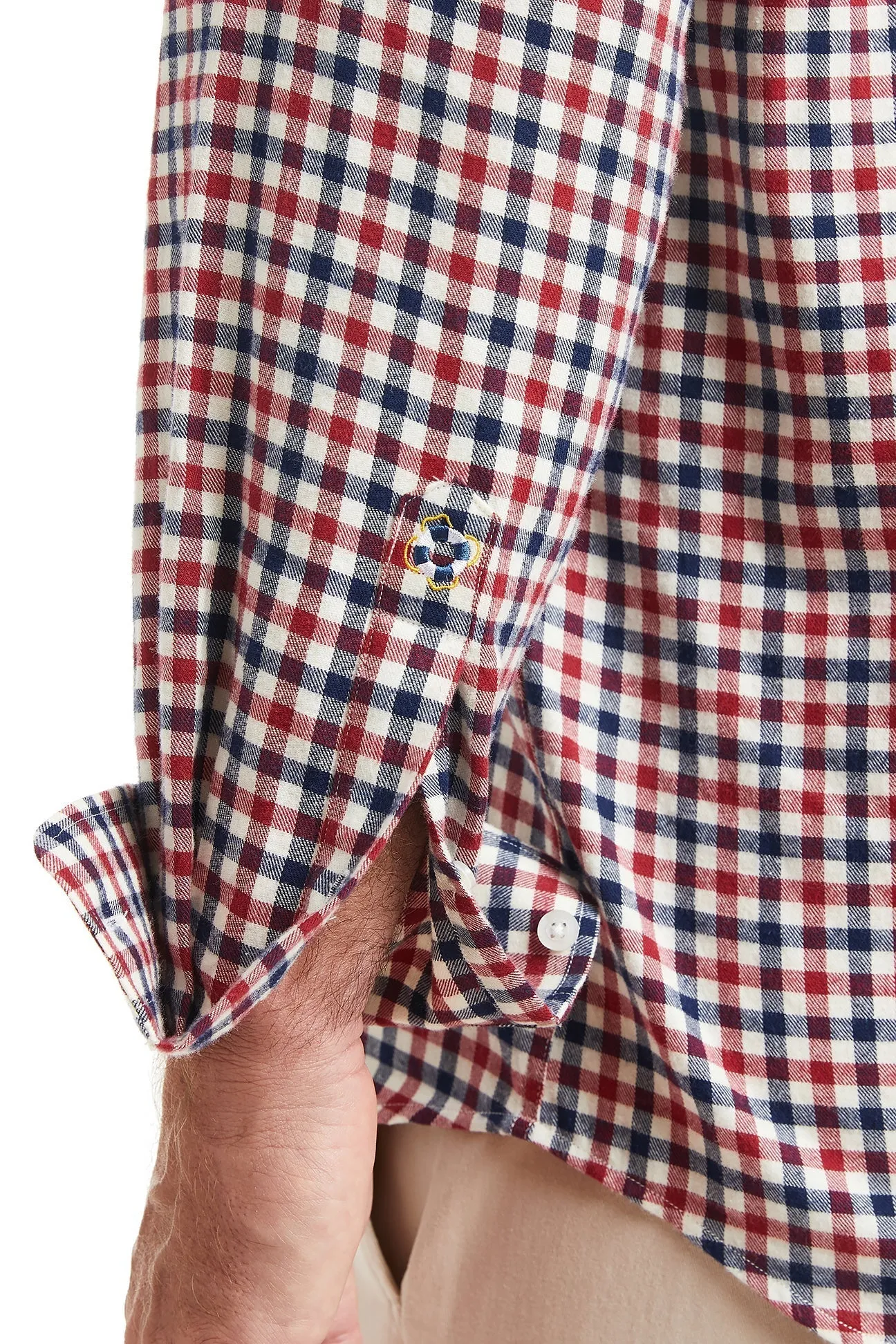 Chase Shirt Barrington Check Red Flannel