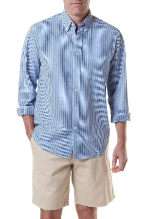 Chase Shirt Royal & Navy Seersucker