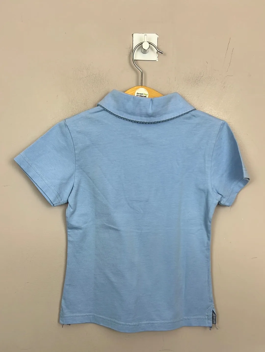 Chelsea Clothing Company blue jersey polo 6-7y (small sizing)