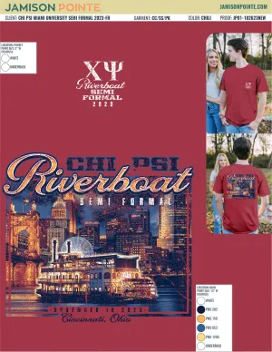 Chi Psi Miami University Semi Formal T-Shirt