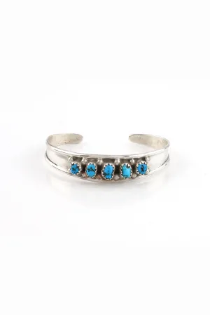 Children's Kingman Turquoise Row Cuff