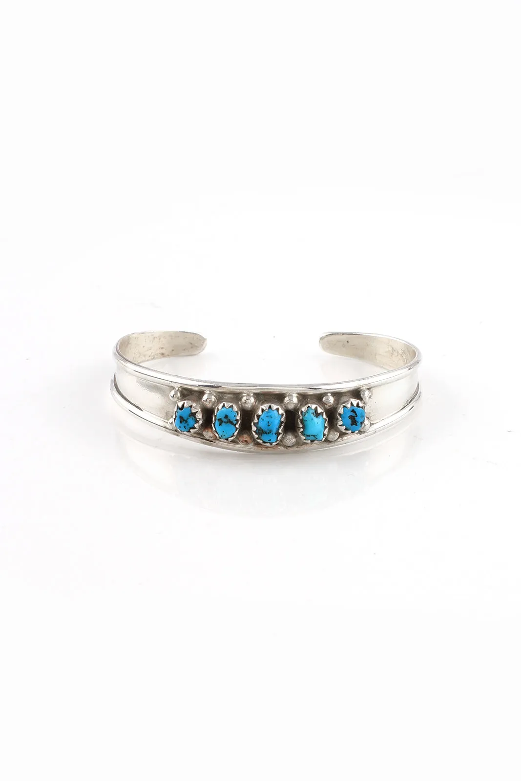 Children's Kingman Turquoise Row Cuff