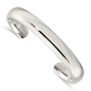 Chisel Stainless Steel Polished 8mm Cuff Bangle